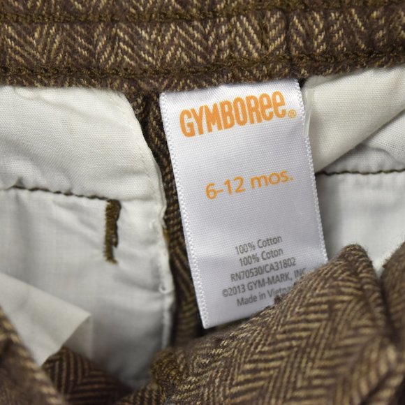 Brown tweed formal pants NEW! 6-12m - Picture 3 of 9